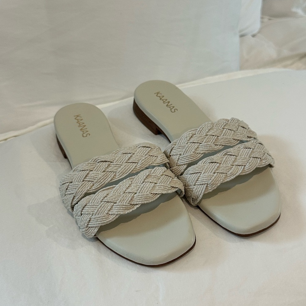 Kaanas Braided Slide Sandals